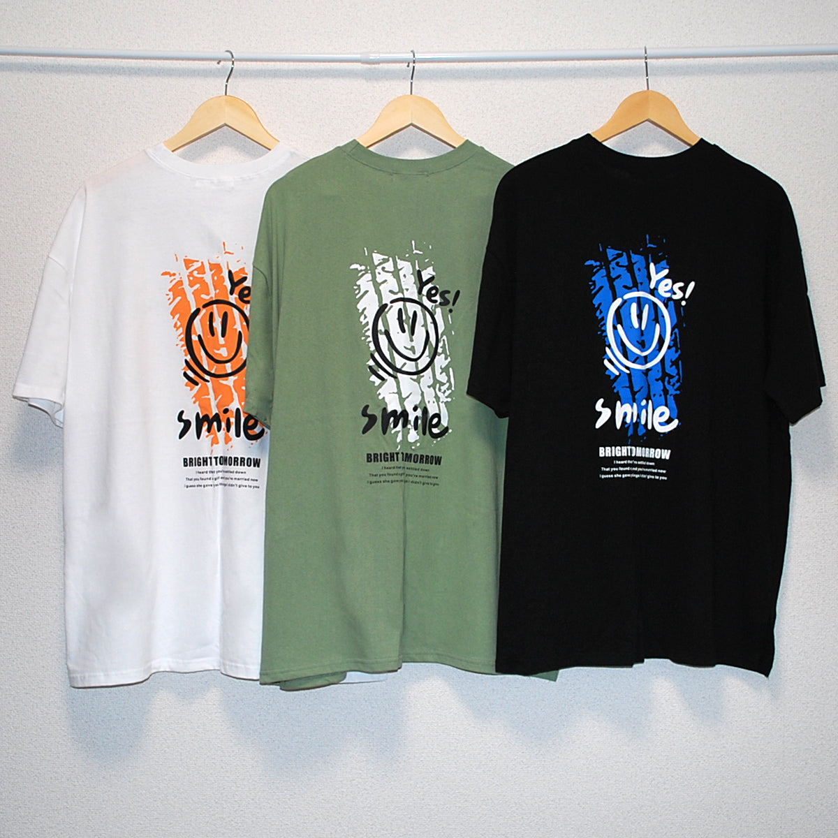 Yes Smile ビッグシルエットTシャツ