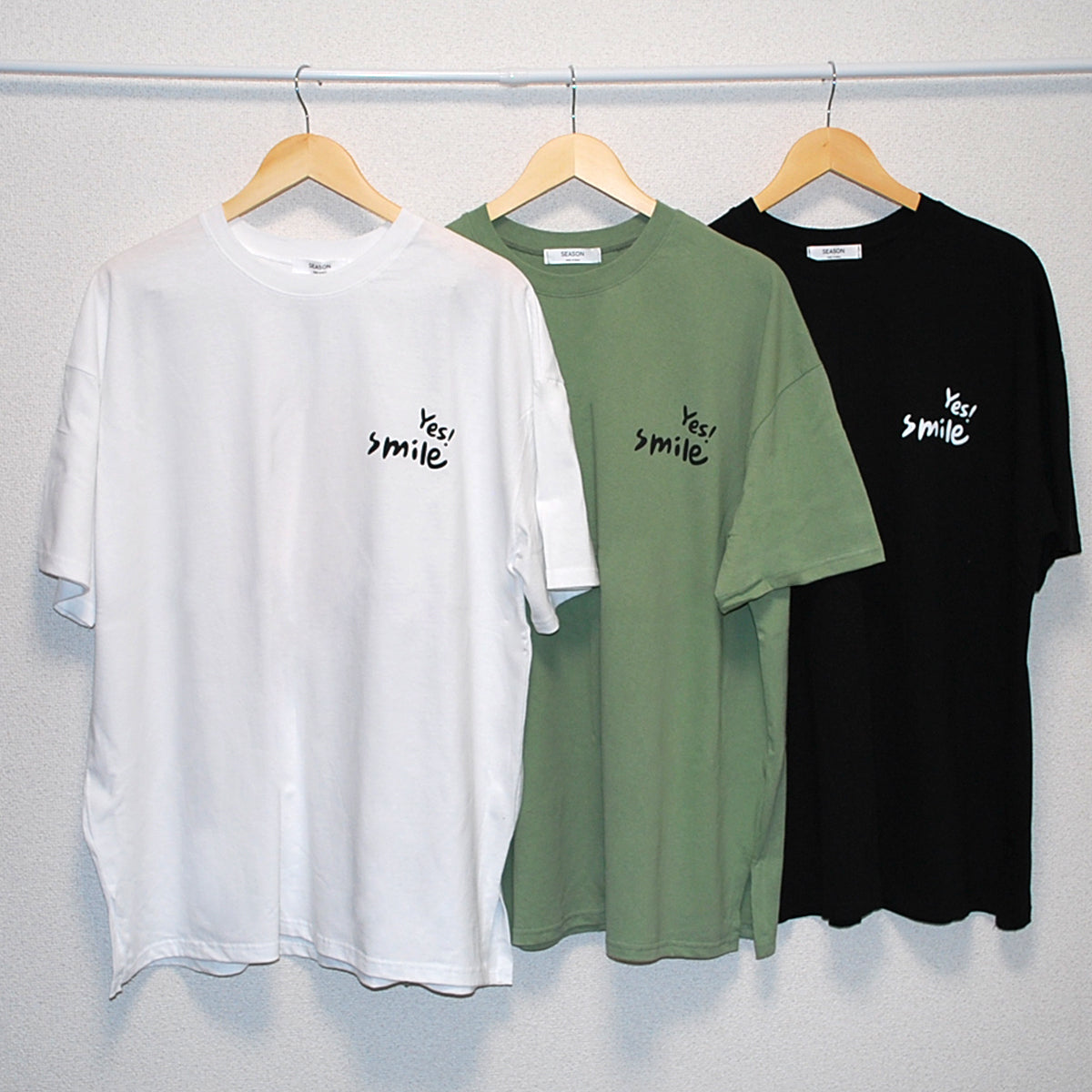 Yes Smile ビッグシルエットTシャツ