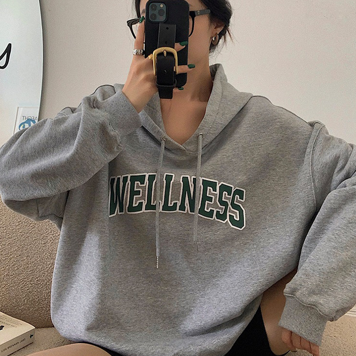 WELLNESS パーカーロンT