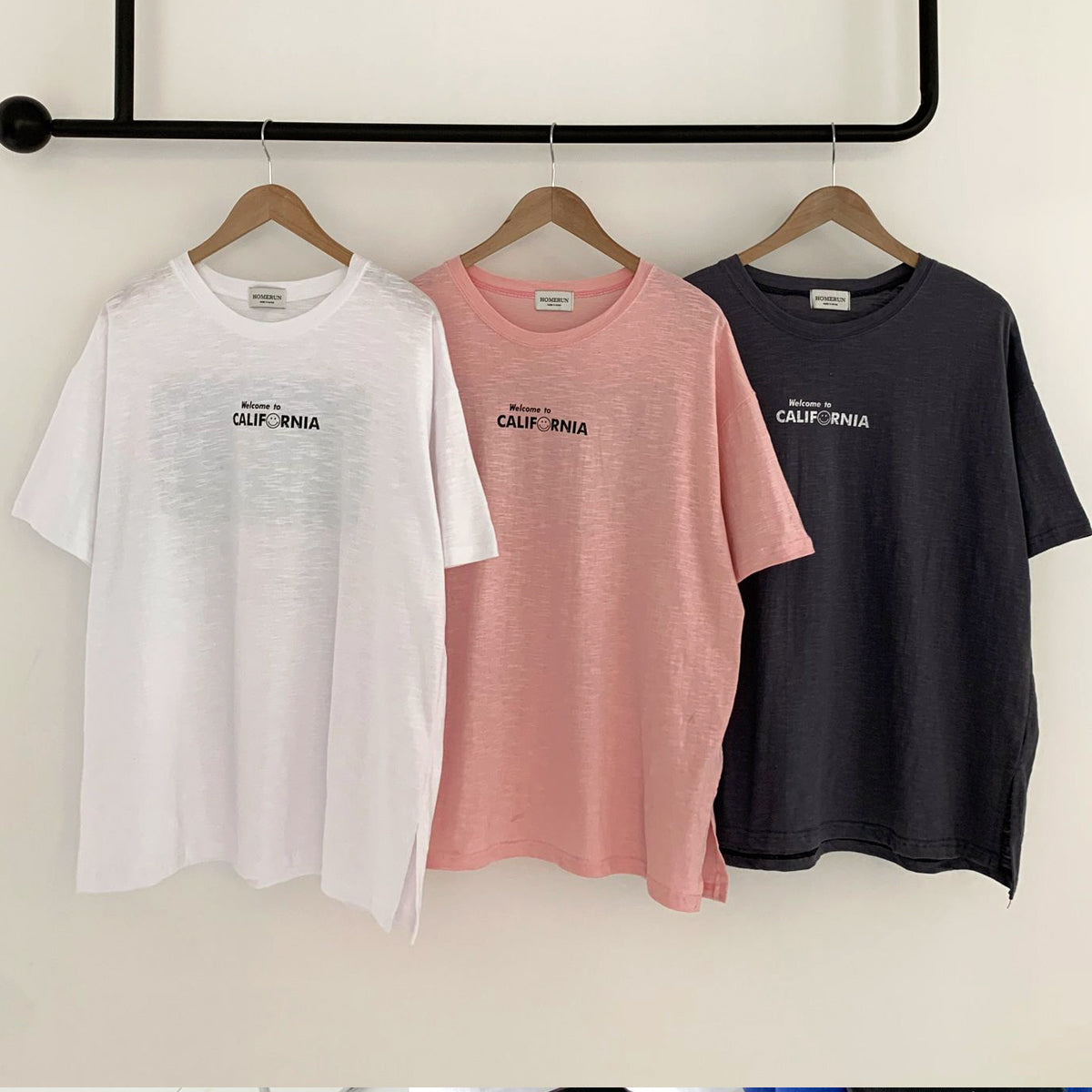 スマイルカリフォルニア ルーズフィットTシャツ