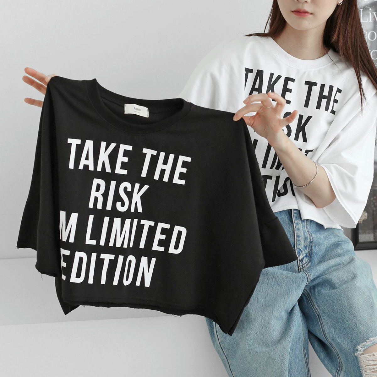 IM LIMITED クロップTシャツ