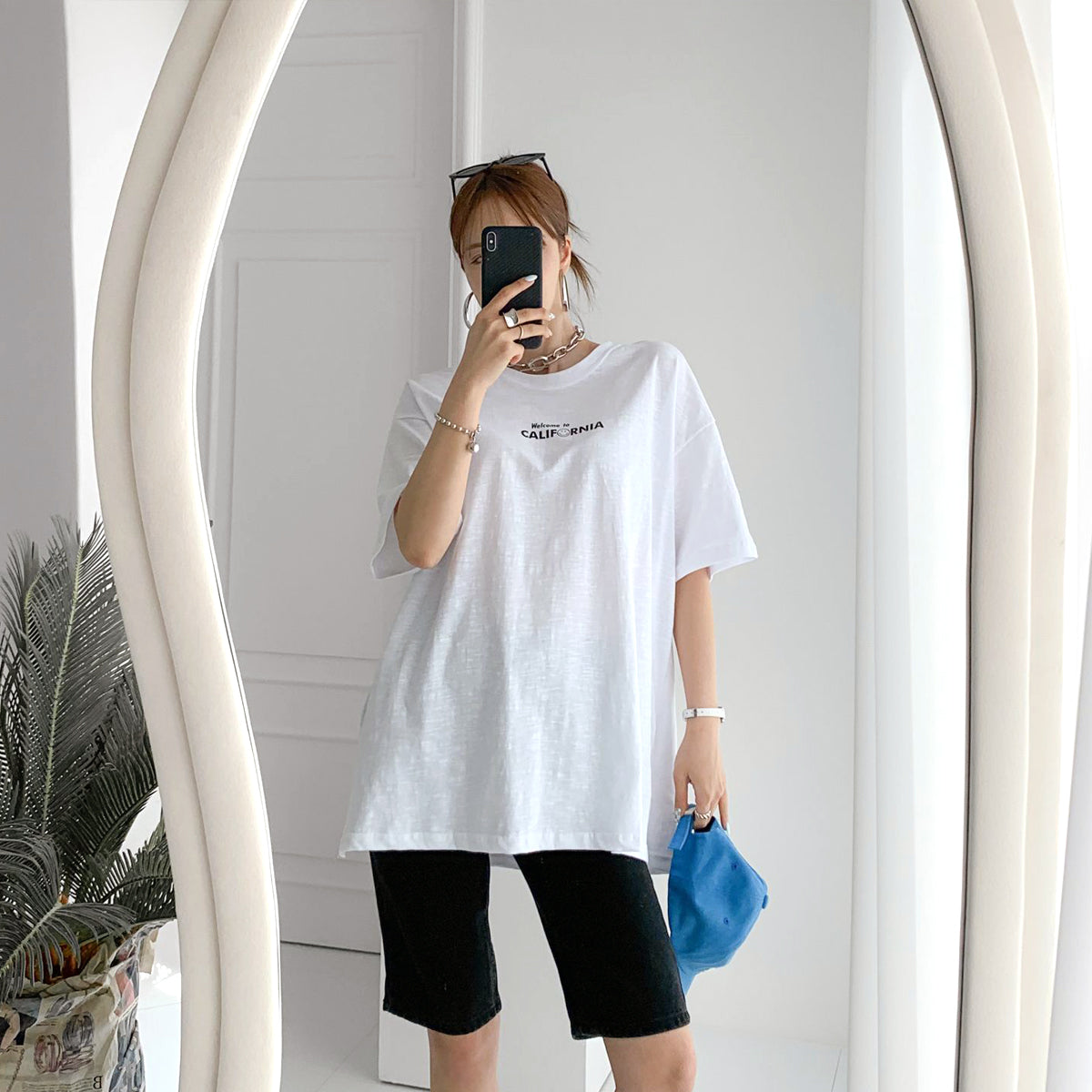 スマイルカリフォルニア ルーズフィットTシャツ