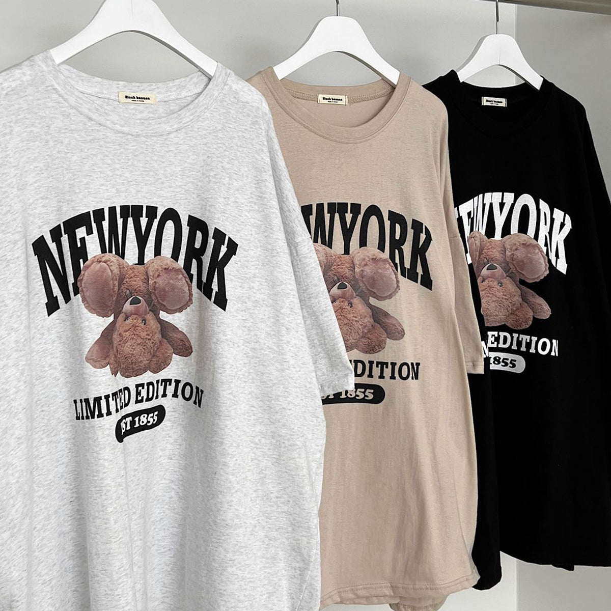 さかさまテディベア ビッグTシャツ