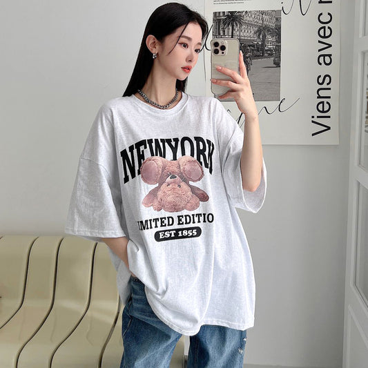 さかさまテディベア ビッグTシャツ