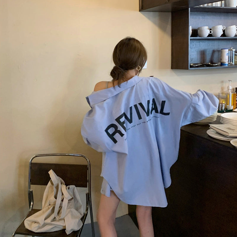REVIVALシャツ ルーズフィット