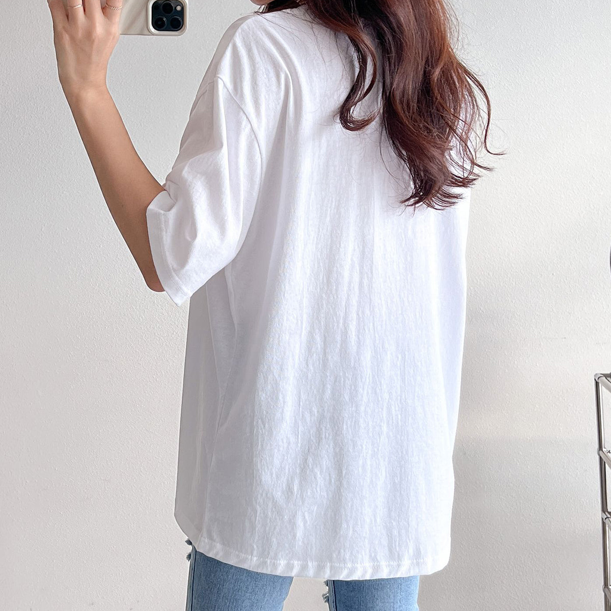 Tシャツ スマイル MOODY スパンコール