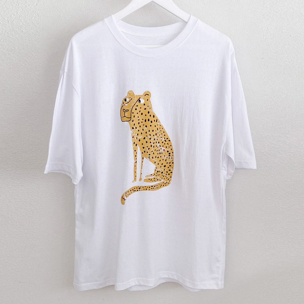 ルーズフィット チーター Tシャツ