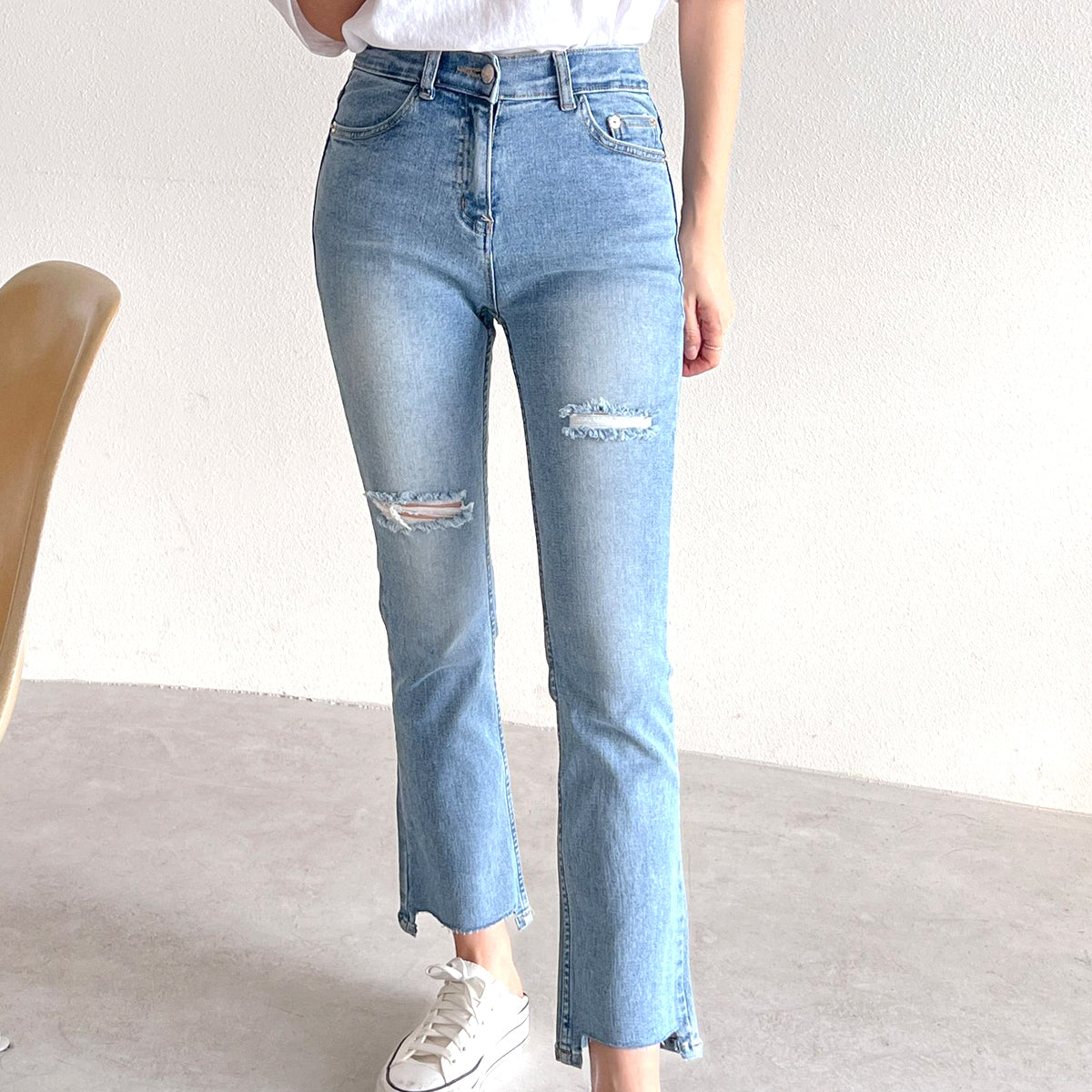 ダメージデニム パンツ