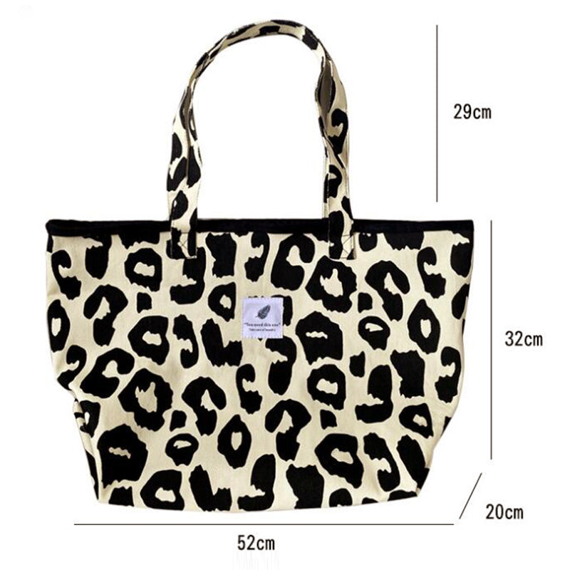 トートバッグ ヒョウ柄 レオパード アニマル柄