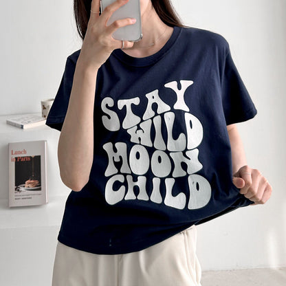 Tシャツ STAY WILD MOON CHILD